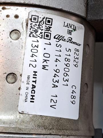 Motor de arranco 51890631 FIAT