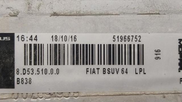 51966752 FIAT Интеркулер купить в Киев