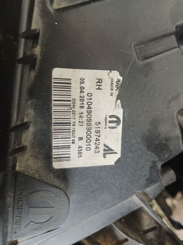 51974243 FIAT Правая фара купить в Житомир