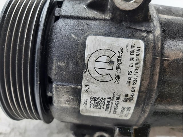 Compressor de ar condicionado para fiat 500l (351_,351_) (2014-...) 1.3 d multijet 169a4000 52017359