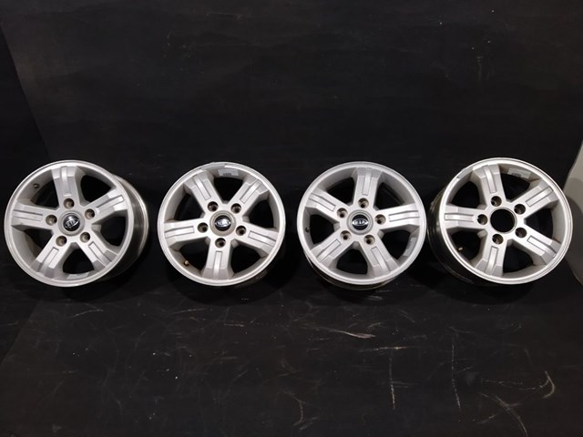 Discos de roda de aleação ligeira (de aleação ligeira, de titânio) 529103E571 Hyundai/Kia