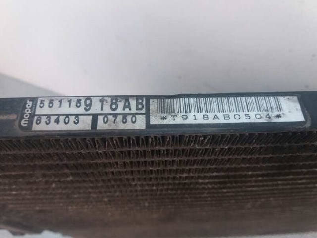 Condensador / radiador de ar condicionado para jipe grand cherokee i chrysler gr.cherokee (wj/wg) 3.1 td cat / 0.99 - ... VM73B 55115918AB