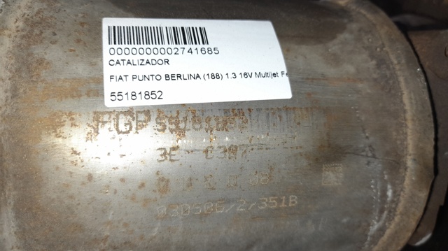 55181852 FIAT Конвертор - катализатор купить в Винница