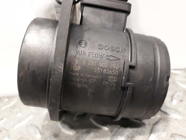 55183650 Датчик потока (расхода) воздуха, расходомер M.A.F. - (Mass Airflow) купить Павлоград