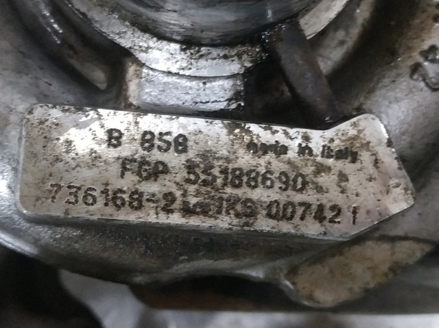 FIAT 55188690 Турбина в наличии Черкассы