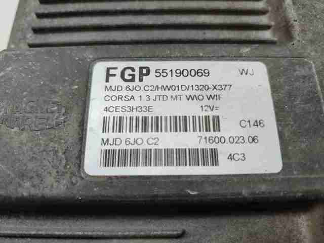 55190069 OPEL Модуль управления (ЭБУ) двигателем купить в Сумы