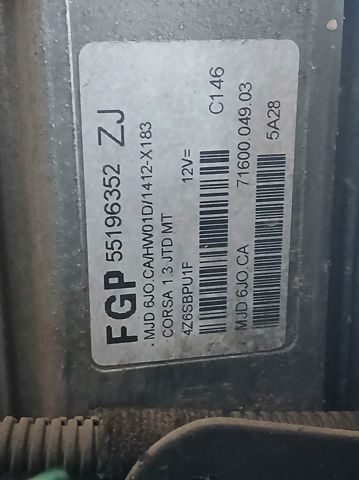 55196352 OPEL Блок управления двигателем купить в Павлоград