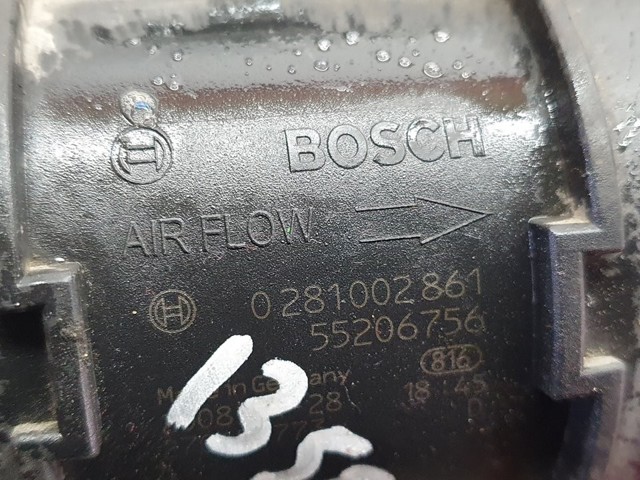 55206756 FIAT Датчик потока (расхода) воздуха, расходомер M.A.F. - (Mass Airflow) купить в Киев