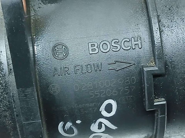 55206757 FIAT Датчик потока (расхода) воздуха, расходомер M.A.F. - (Mass Airflow) купить в Ровно