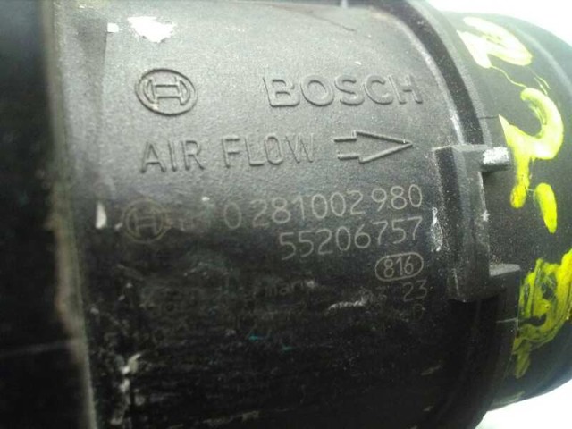 55206757 FIAT Датчик потока (расхода) воздуха, расходомер M.A.F. - (Mass Airflow) купить в Ровно