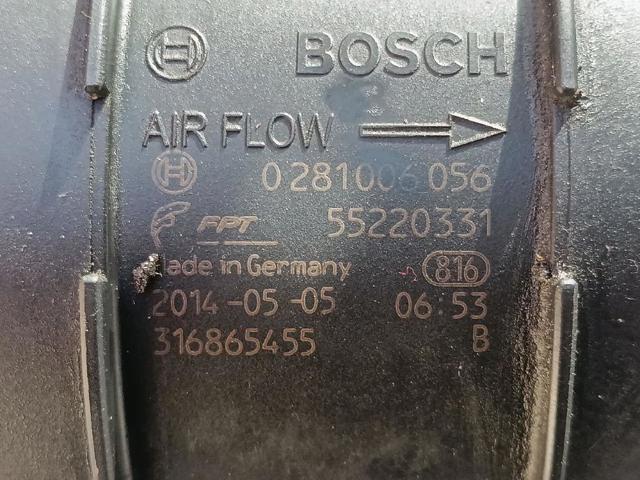 55220331 FIAT Датчик потока (расхода) воздуха, расходомер M.A.F. - (Mass Airflow) купить в Кривой Рог