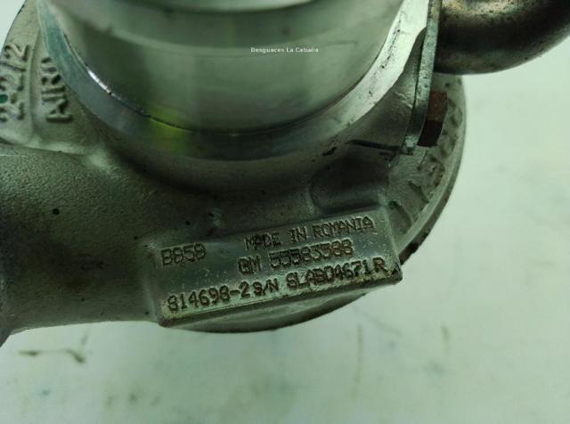 OPEL 55496238 Турбина в наличии Сумы