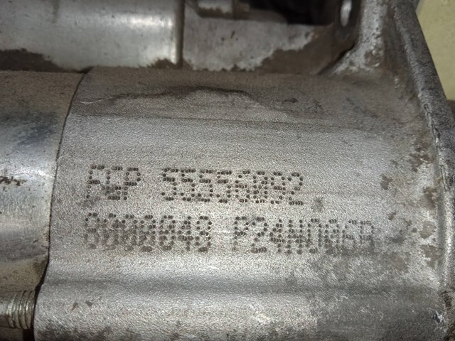 Motor de arranque para opel zafira b 1.6 (m75) z16xep 55556092