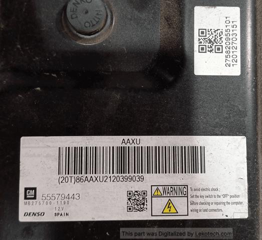 55575082 OPEL Блок управления двигателем купить в Николаев