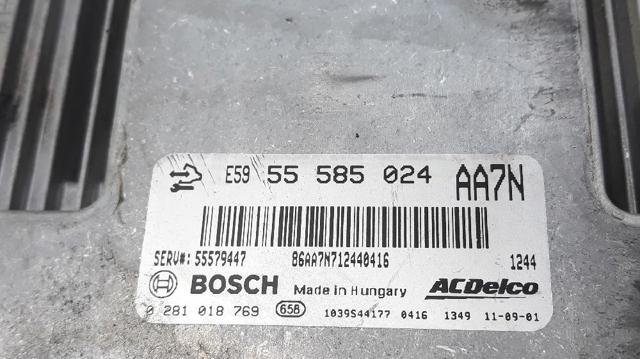 OPEL 55579447 Блок управления двигателем в наличии Житомир