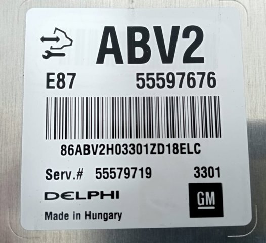 OPEL 55579719 Блок управления двигателем в наличии Ирпень