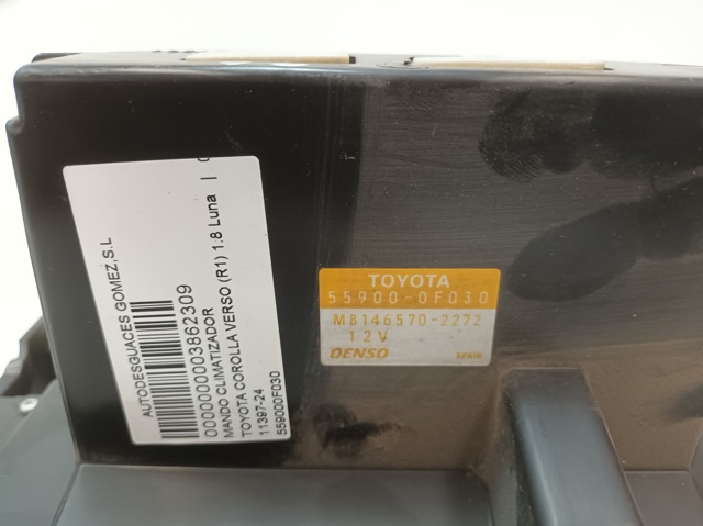 Unidade de controlo dos modos de aquecimento/condicionamento Toyota Corolla R10