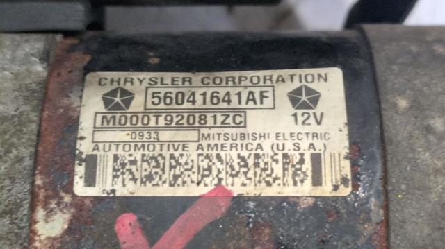 CHRYSLER 56041641AF Стартер в наличии Киев