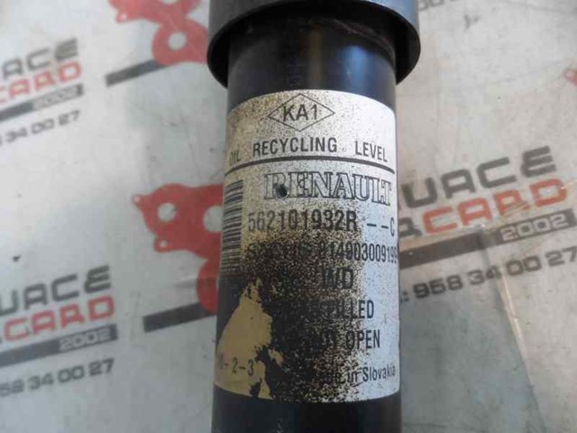 RENAULT 562101932R Амортизатор задний в наличии Николаев