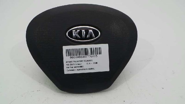 Airbag dianteiro esquerdo para kia ceed fastback (ED) (2007-2012) 1.6 g4fc 569001H000