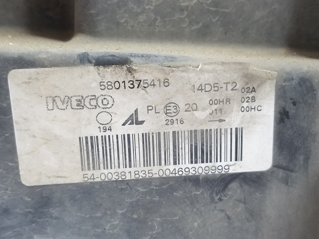 5801375416 IVECO Левая фара купить в Запорожье