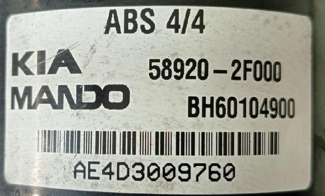 Unidade hidráulico de controlo ABS KIA Cerato 1 LD