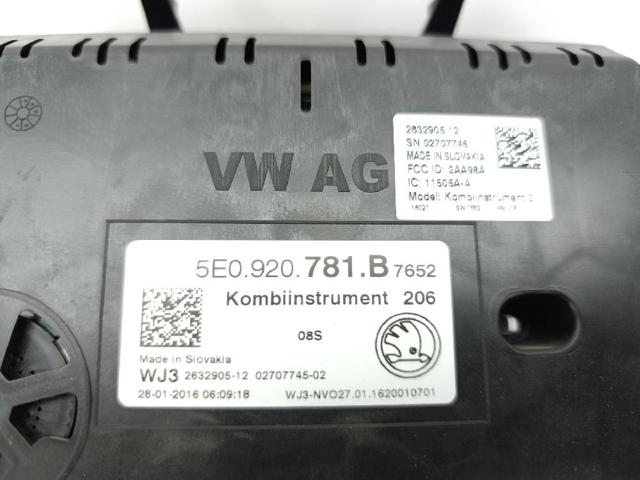 5E0920781B VAG Панель приборов купить в Кривой Рог