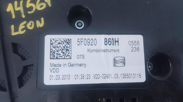 5F0920860H VAG Панель приборов купить в Ровно