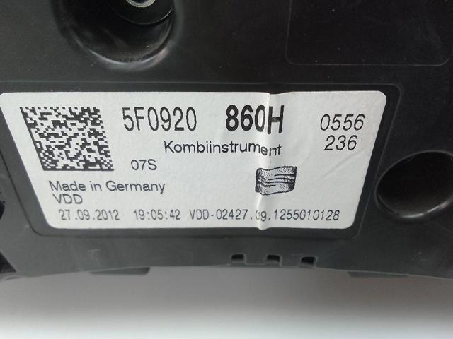 VAG 5F0920860H Панель приборов в наличии Каменское