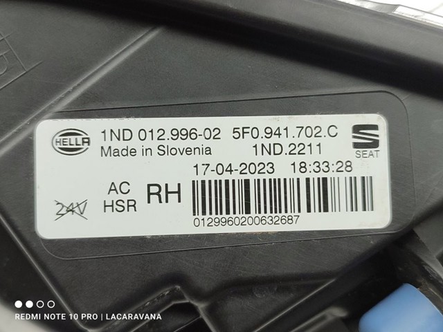VAG 5F0941702C Фара противотуманная правая в наличии Черновцы