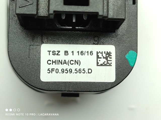 5F0959565D Блок управления зеркалами заднего вида, на двери купить Каменское