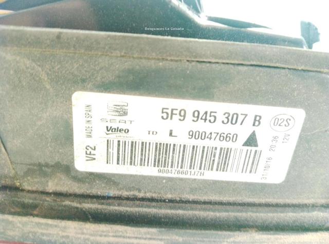 VAG 5F9945307B Фонарь задний левый в наличии Украина