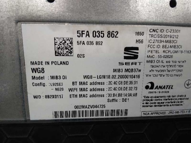 5FA035862 VAG купить в Украина