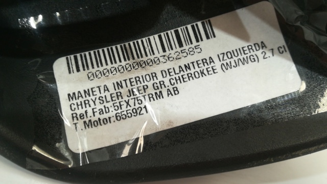 5FX75TRMAB CHRYSLER купить в Винница