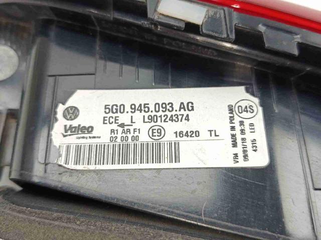 5G0945093AG VAG Фонарь задний левый внутренний купить в Чернигов