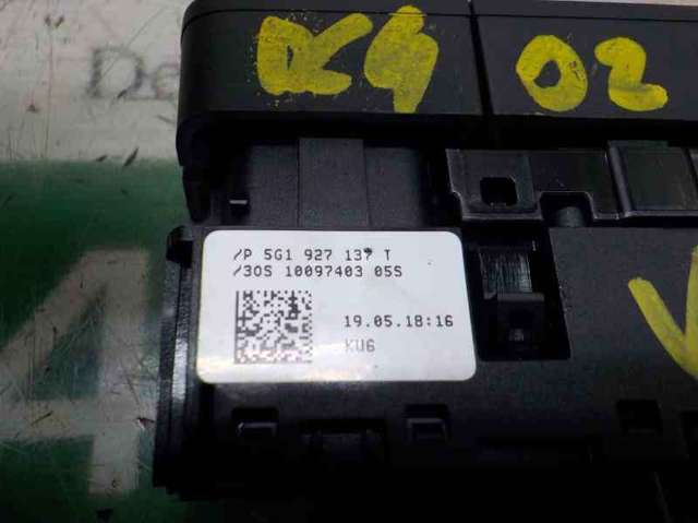 VAG 5G1927137TWZU Блок кнопок центральной консоли в наличии Одесса