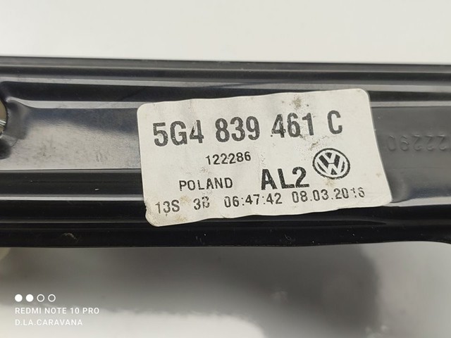 5G4839461C VAG Механизм стеклоподъемника двери задней левой купить в Кривой Рог