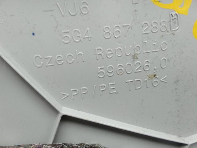 5G4867288 VAG Обшивка стойки кузова внутренняя задняя правая купить в Львов