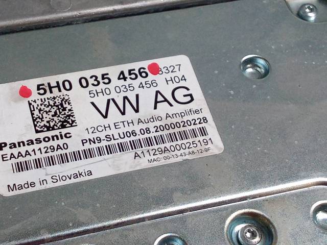 VAG 5H0035456 Усилитель звука аудиосистемы в наличии Днепр