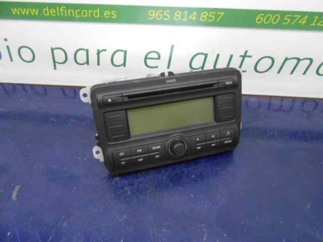 Sistema de áudio / rádio cd para skoda fabia ii combi 1.2 12v bbm 5J0035161A