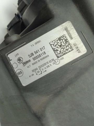 5JB941017 VAG Левая фара купить в Кривой Рог