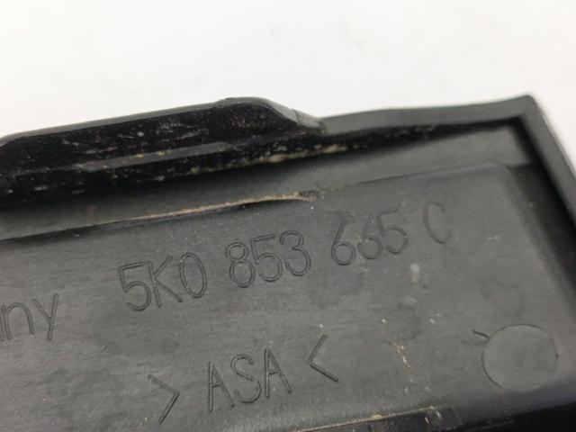 5K0853665C VAG Заглушка (решетка) противотуманных фар бампера переднего левая купить в Николаев