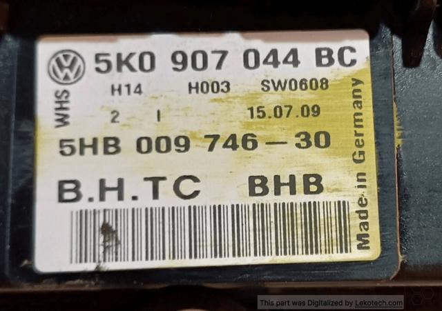 VAG 5K0907044HAZJU Блок управления кондиционером в наличии Харьков