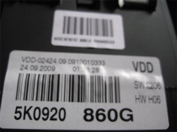 5K0920860G VAG Панель приборов купить в Черкассы
