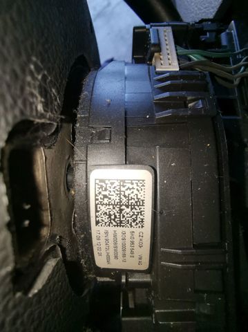 Anel AIRBAG de contato, cabo plano do volante 5K0953549E VAG