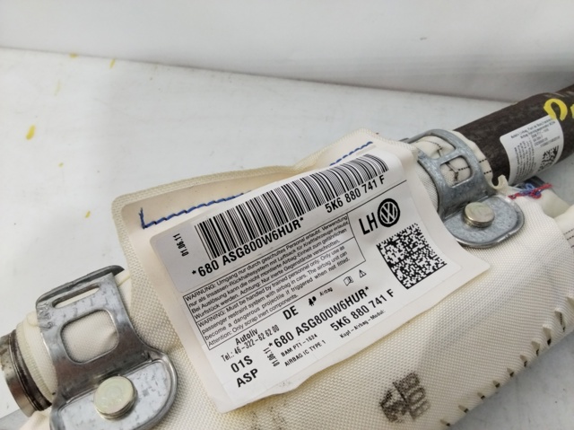 5K6880741F Подушка безопасности (AIRBAG) шторка боковая левая купить Ирпень
