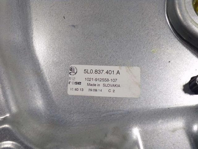5L0837461 VAG Механизм стеклоподъемника двери передней левой купить в Украина