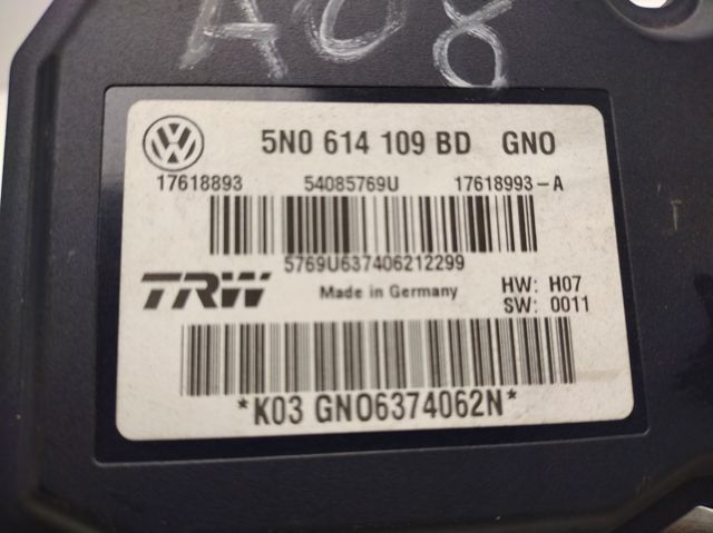 Unidade hidráulico de controlo ABS Volkswagen Tiguan 1 5N1, 5N2