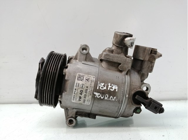 Compressor de ar condicionado para volkswagen touran (1t1,1t1) (2003-2010) 1.9 tdi bkc 5N0820803A