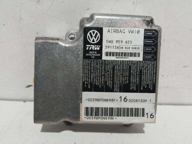 5N0959655 VAG Модуль-процессор управления подушкой безопасности (ЭБУ AIRBAG) купить в Каменское